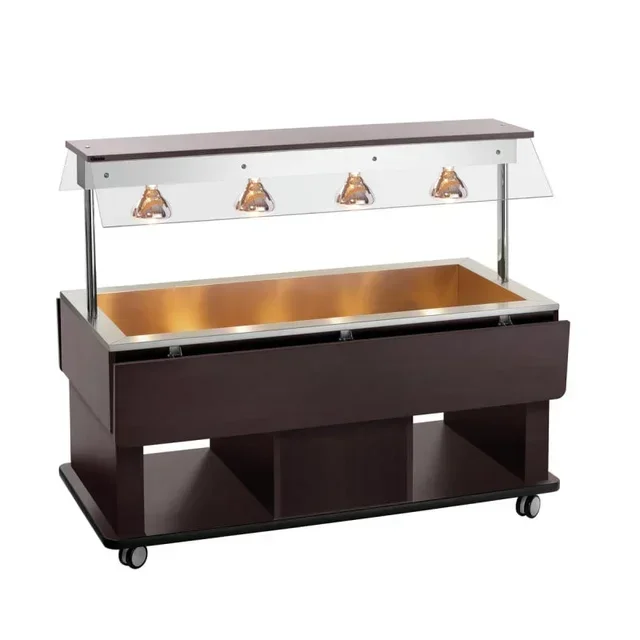 Hot Food Service Trolley for Children - 4 GN 1/1 Containers