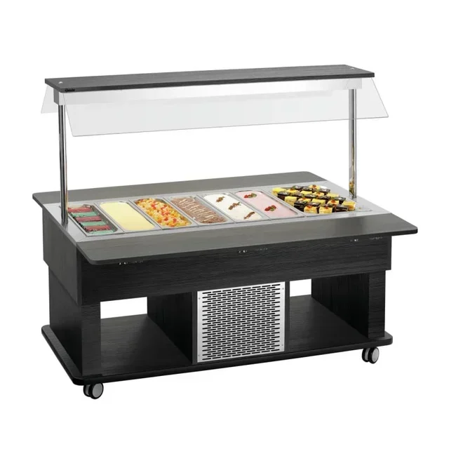 Hot Food Service Trolley for Children - 4 GN 1/1 Containers