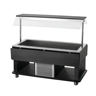 Hot Food Service Trolley for Children - 4 GN 1/1 Containers