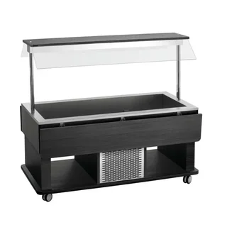 Hot Food Service Trolley for Children - 4 GN 1/1 Containers