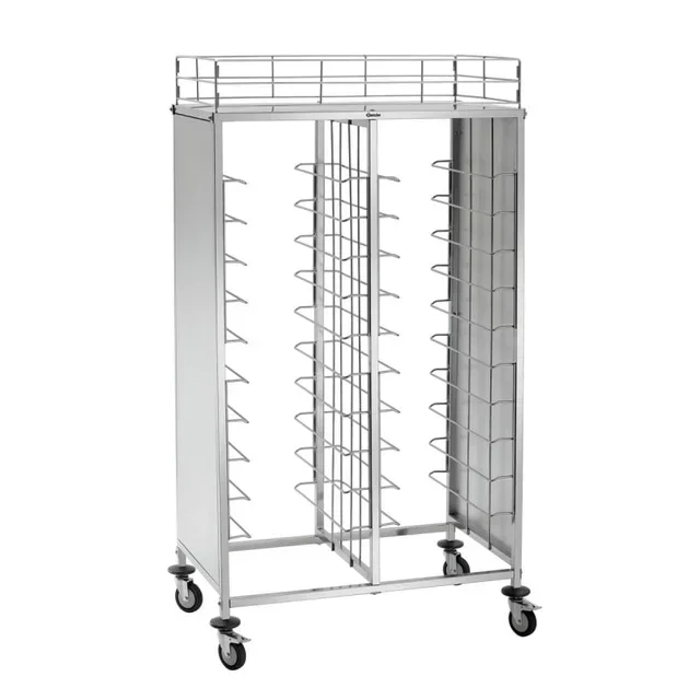 Service Trolley 2 Stainless Steel Shelves - 80 kg Capacity