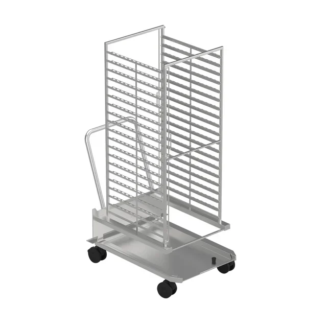 Service Trolley with Trays and Rails - 20 Gastronorm 2/1 Containers