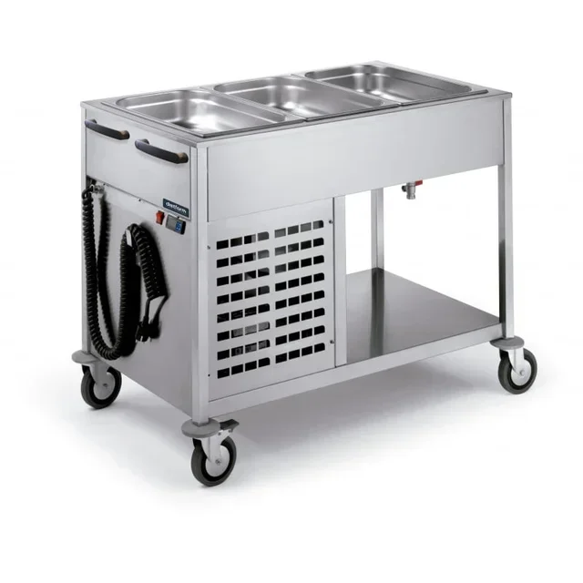Refrigerated Transport Trolley 3 Gastronorm 1/1 Pans