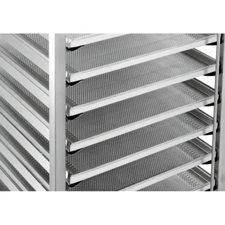 Carrinho de manuseio Euronorm 600 x 400 mm - 18 prateleiras