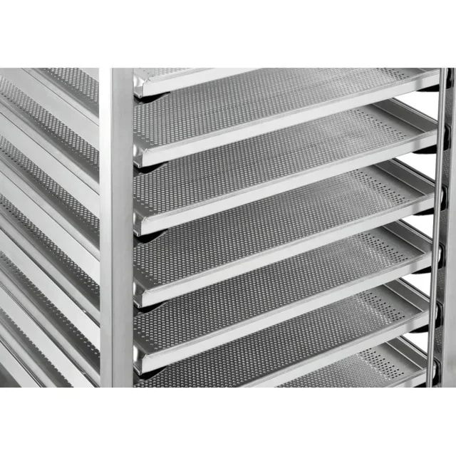 Chariot de stockage Euronorm 600x400 mm - 18 niveaux de rangement