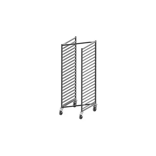 Chariot de Stockage Gastronorme GN 2/1 à Roulettes Polyamide Capacité 20 Niveaux