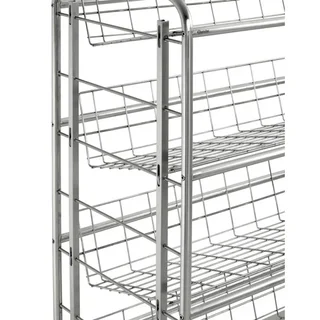 Drink Crate Transport Trolley - 4 Shelves