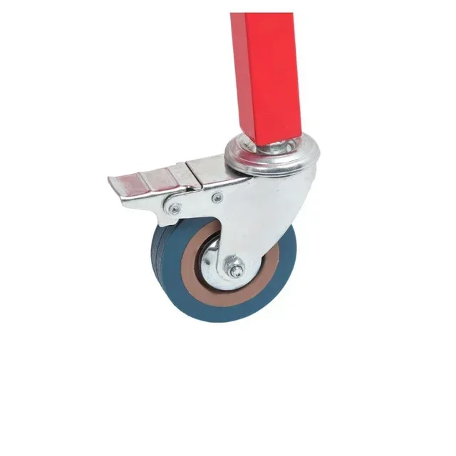 Carrinho Distribuidor de Pipoca Vermelho - Suporte Móvel para Máquina de Pipoca