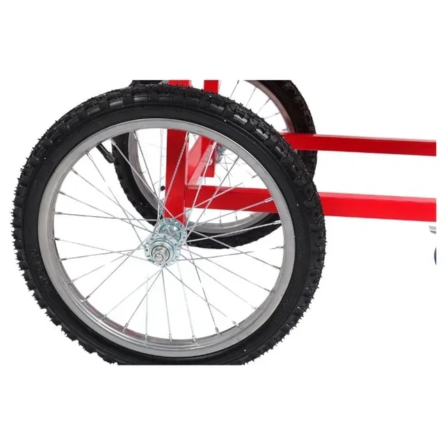 Carrinho Distribuidor de Pipoca Vermelho - Suporte Móvel para Máquina de Pipoca