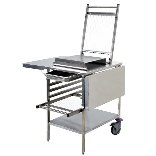 Mesa de Trabajo Móvil de Acero Inoxidable para Guitarra