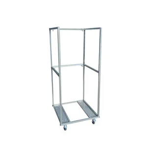 Refrigerated Display Cart for Beverages with Glass Door