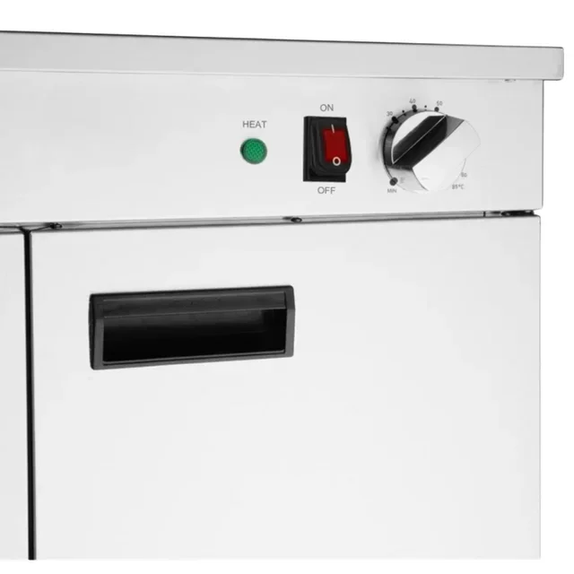 Calientaplatos Doble Puerta - Capacidad 120 Platos