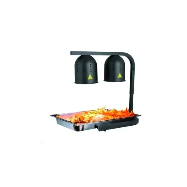 Scaldapatatine professionale a doppia lampada infrarossa