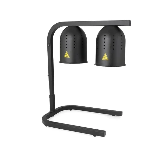 Professional Double Infrared Heat Lamp French Fry Warmer