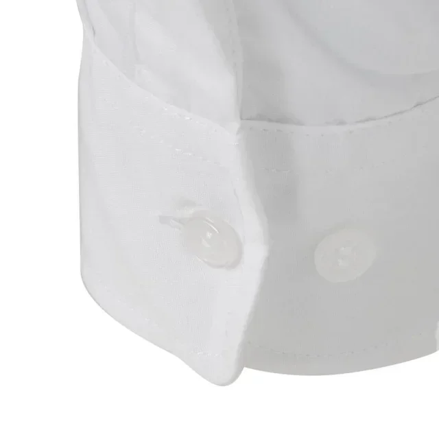 Unisex White Long Sleeve Shirt - Size S