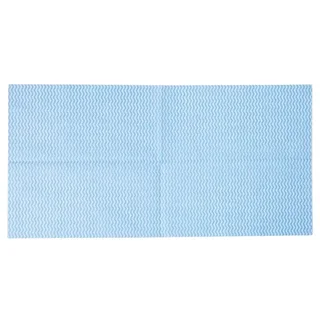 Blaue Mikrofaser Reinigungstücher Badezimmerpflege - 50er Pack