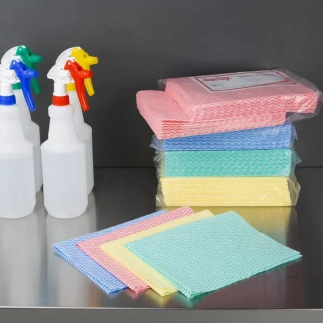 Pano de Microfibra Não Tecido Ultra-Resistente Azul - Pack de 25 Unidades