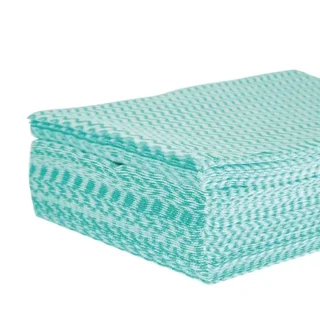 Chiffon Microfibre Vert Solonet - Pack 50 Unités