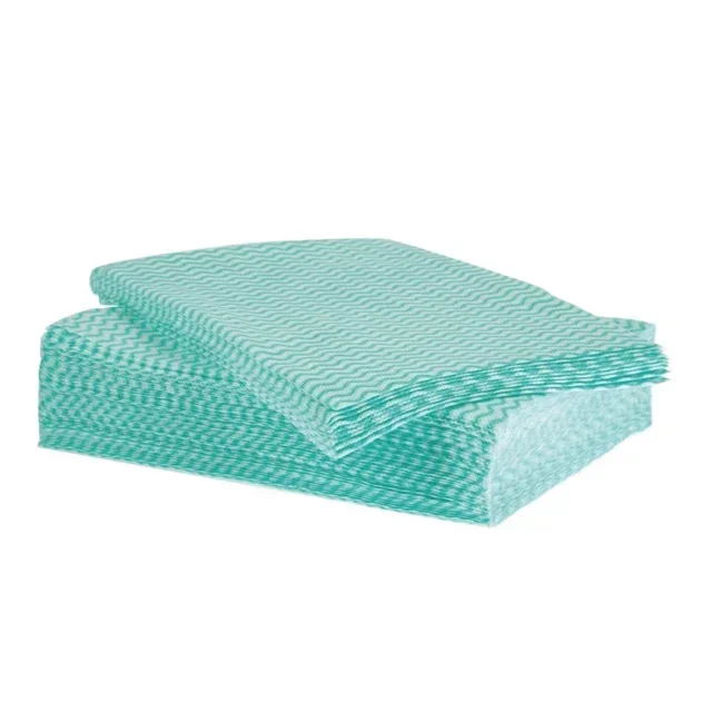 Chiffon Microfibre Vert Solonet - Pack 50 Unités