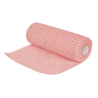Red Non-Woven Cloth - Roll of 100 Units