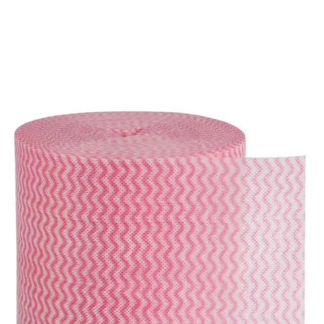 Chiffons Multi-Usage Antibactériens Rouge - Lot de 200 Unités