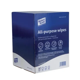 Paños de Microfibra Azules Antibacterianos Multiusos - Lote de 200