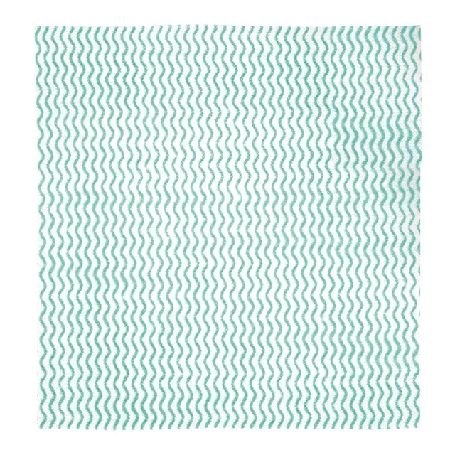 Panos de Limpeza Não Tecidos Verdes - Rolo de 100 Unidades