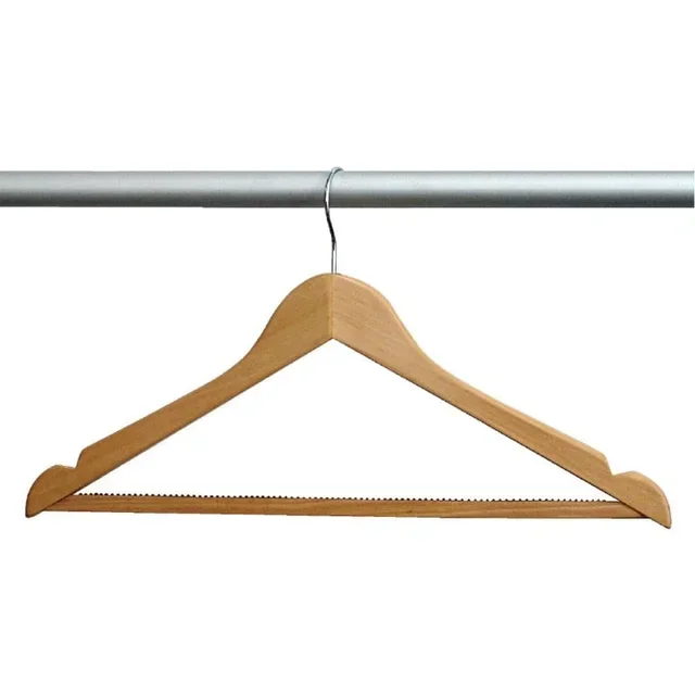 Classic Wooden Hanger - Pack of 10