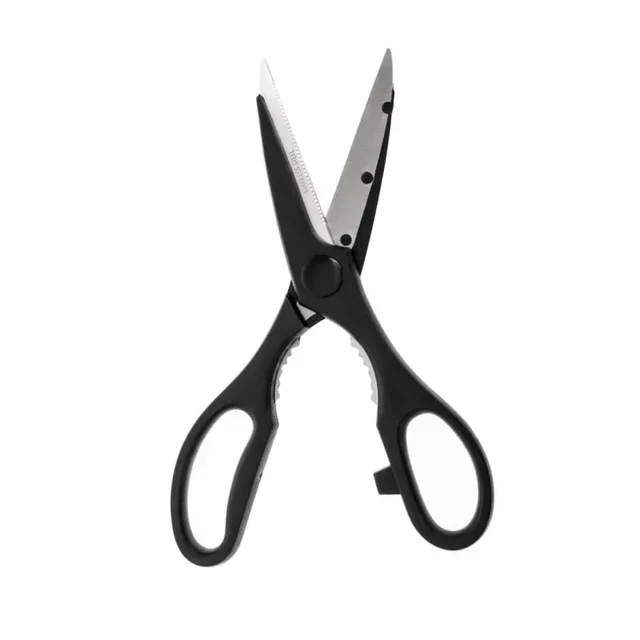 Professional Kitchen Scissors with Serrated Blade - 18 cm Length