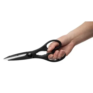 Professional Kitchen Scissors with Serrated Blade - 18 cm Length