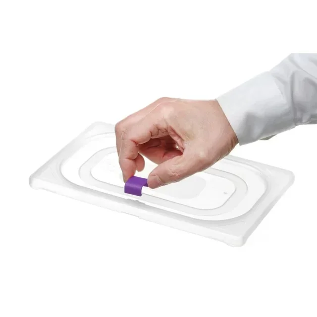 Clips de Fixation Violets pour Boîtes de Rangement - Set de 12 Pièces