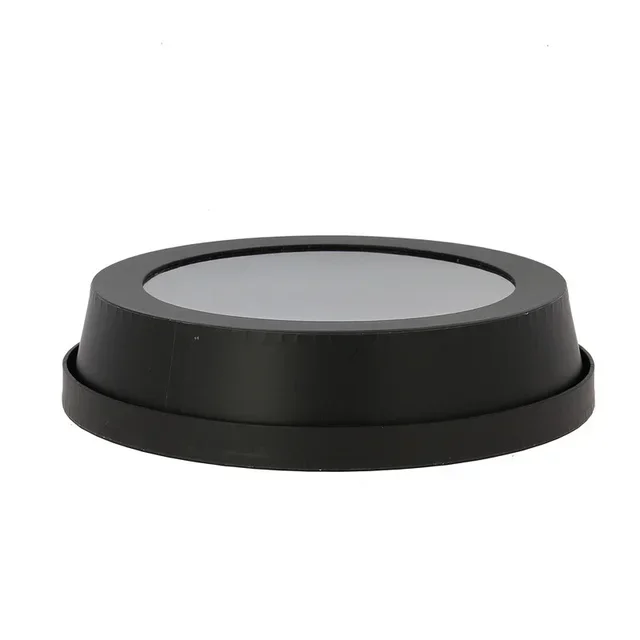 Cloche à Fromage Ronde Noire Transparente - Diamètre 265 mm