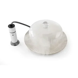 Glasglocke zur Präsentation