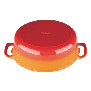 Oval Dutch Oven 5 Liters - Orange Enamel