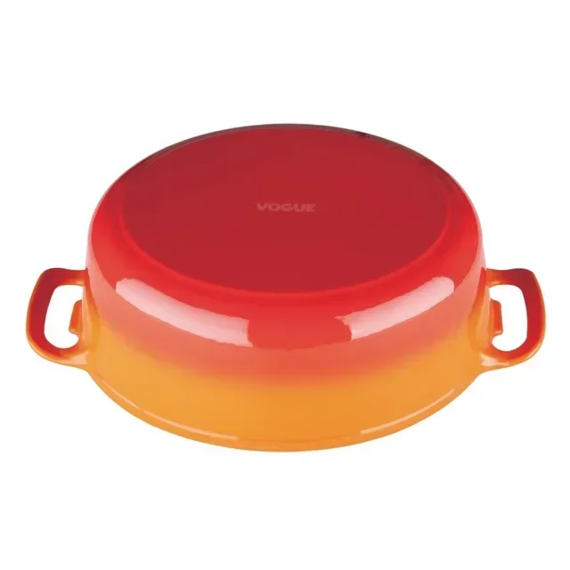 Oval Dutch Oven 5 Liters - Orange Enamel