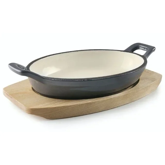 Cacarola Oval Magma Cor Cinza 250 Mililitros