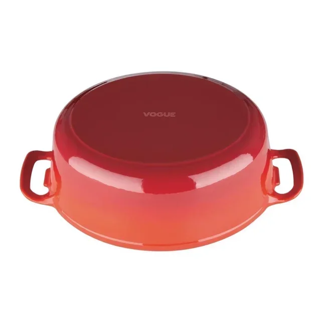 Cocotte Oval Vermelha 5 Litros - Ferro Fundido Esmaltado