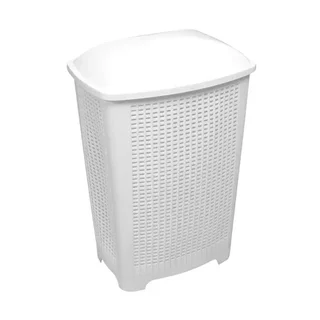 Compact Laundry Bin 70 Litres - White Color