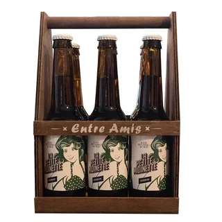 Gift Basket Beer with Friends - Set of 6 Bottles - Size 200 x 150 mm