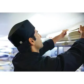 Gorro de Cocina Negro - Talla Única