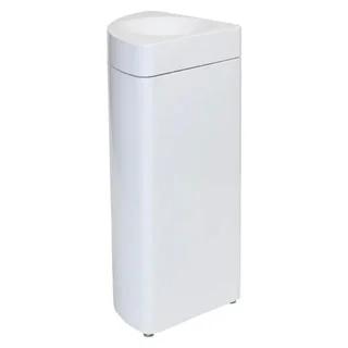 Weißer feuerfester modularer Eckbehälter - 36 L