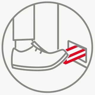 100 Litre Pedal Bin with Lid on Wheels