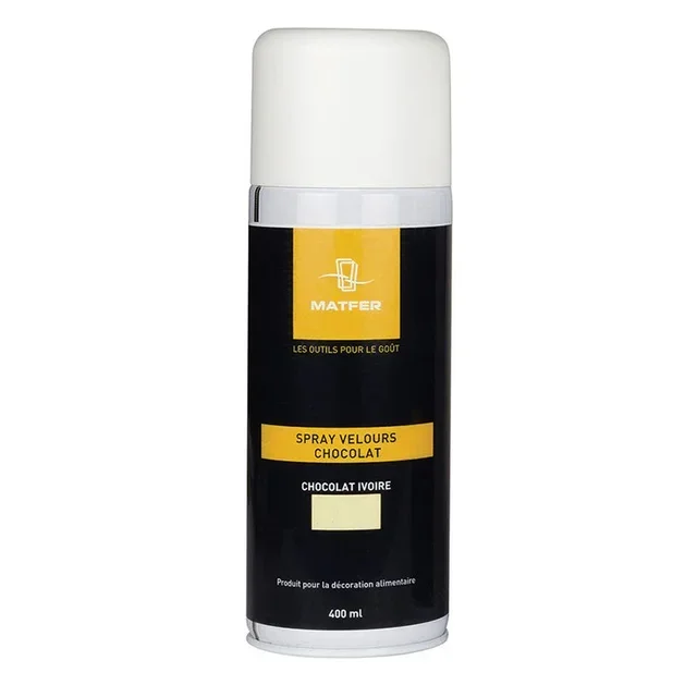 Colorante Alimentario Spray Terciopelo Chocolate Marfil 400ml