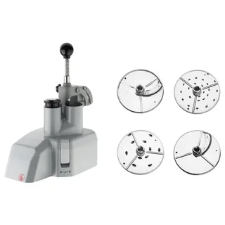 Combiné Cutter avec 4 Disques Inox - Accessoire Découpe Légumes Multifonction