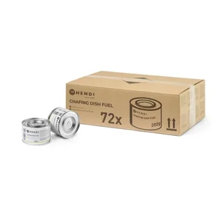 Combustible Gel pour Chafing Dish - Lot de 72 Boîtes