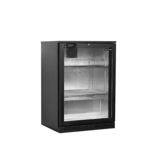Hinterbar-Kühlschrank 1 Glastür Schwingtür 115 Liter