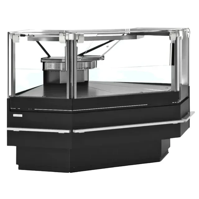 90° Corner Refrigerated Counter - 155 Liter Capacity