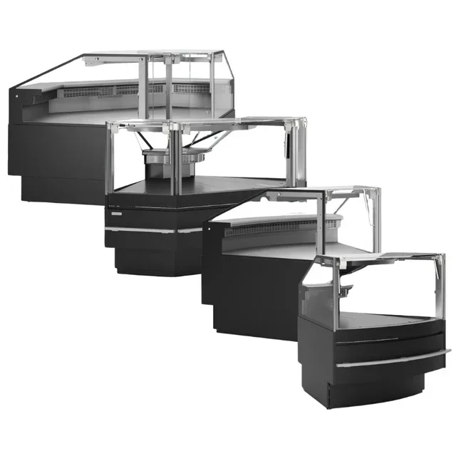 90° Corner Refrigerated Counter - 155 Liter Capacity