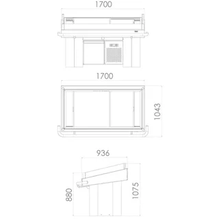 Vitrine Refrigerada para Peixaria