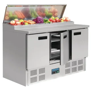 Balcão Refrigerado para Pizzas e Saladas Série G - 390 Litros - 8 Cubas Gastronorm 1/4